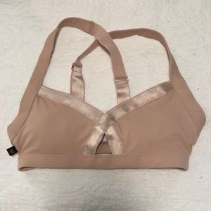 L’urv cream/rose sports bra